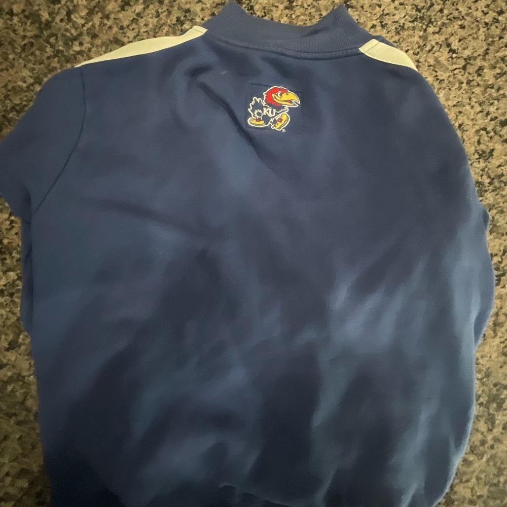 Kansas Jayhawk men’s hooded sweatshirt with full zip